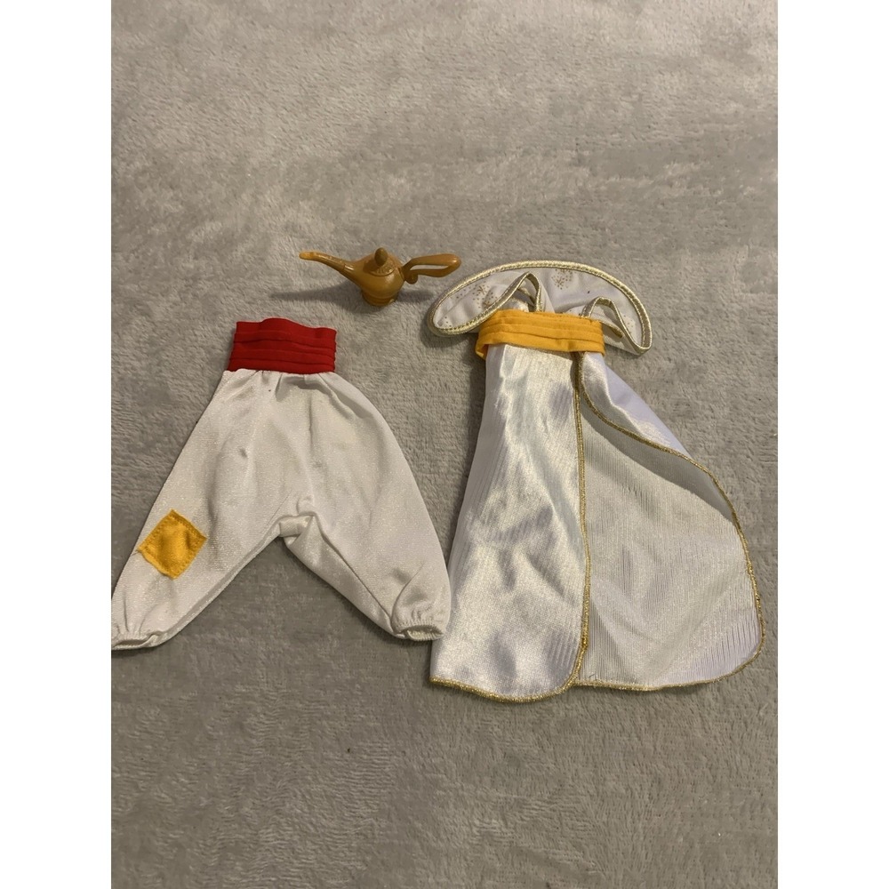 1992 Disney's Aladdin Action Prince Ali #2548 Pants With Patch, Cape, Genie Lamp